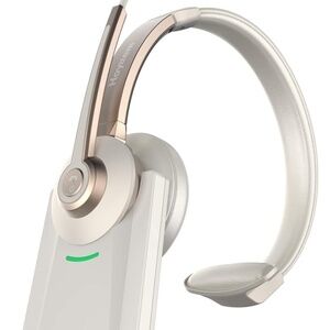 Hoyzzem BT783CD-BJ Wireless Headset With Microphone, Dock, and USB